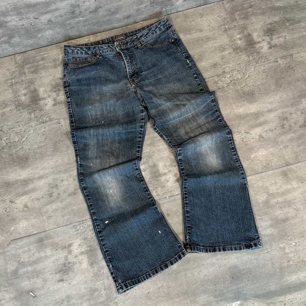 Y2K 2000's 00's Indie Bootcut Flare Baggy Relax Fit Wide Legged  Denim Jeans